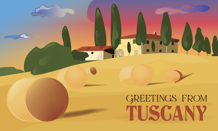 Greetings from Tuscany