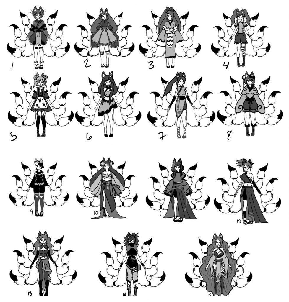 Foxgirl iterations